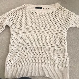 American Eagle creme sweater
